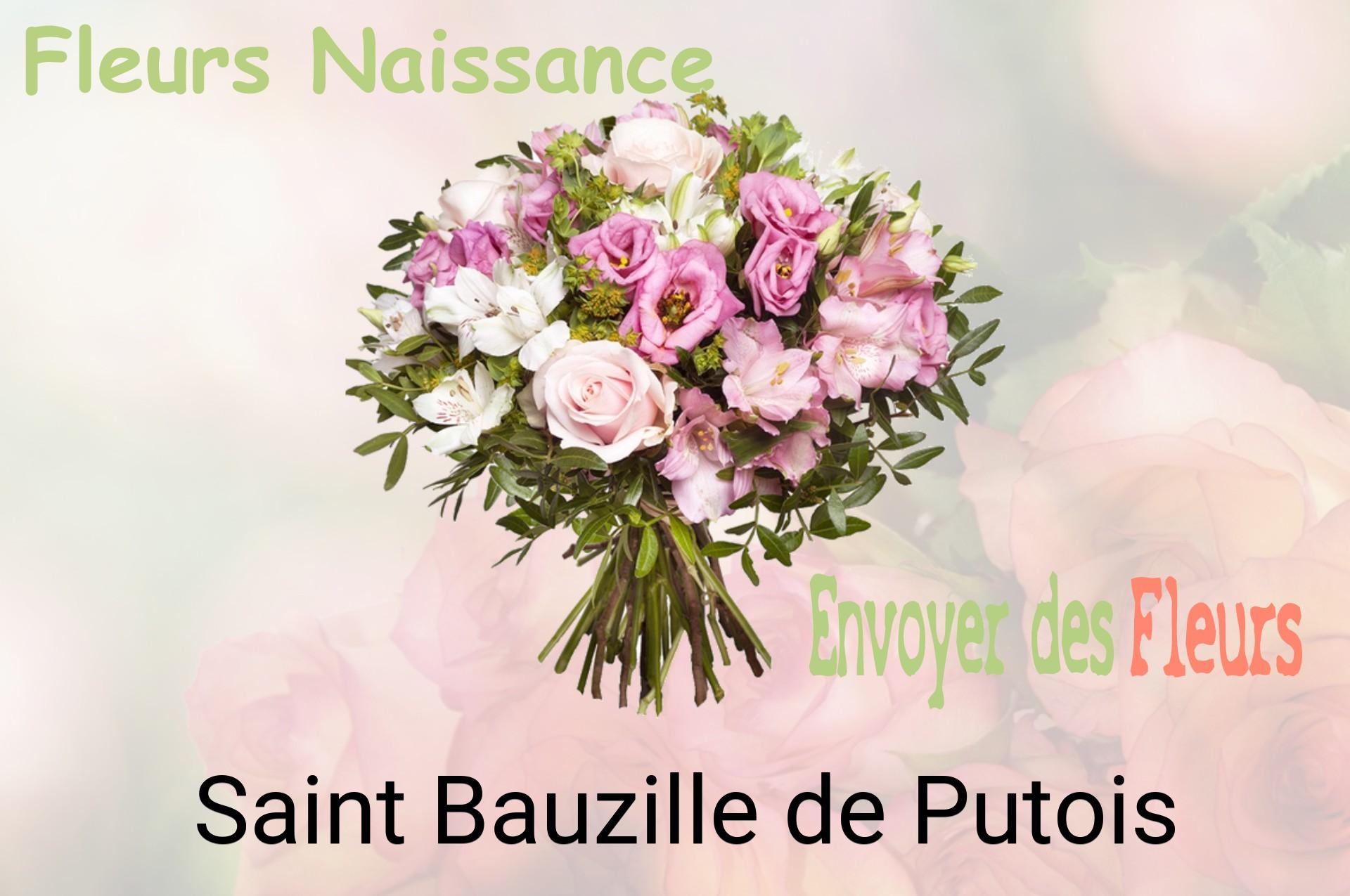 Bouquet de fleurs de naissance livré à Saint-Bauzille-de-Putois
